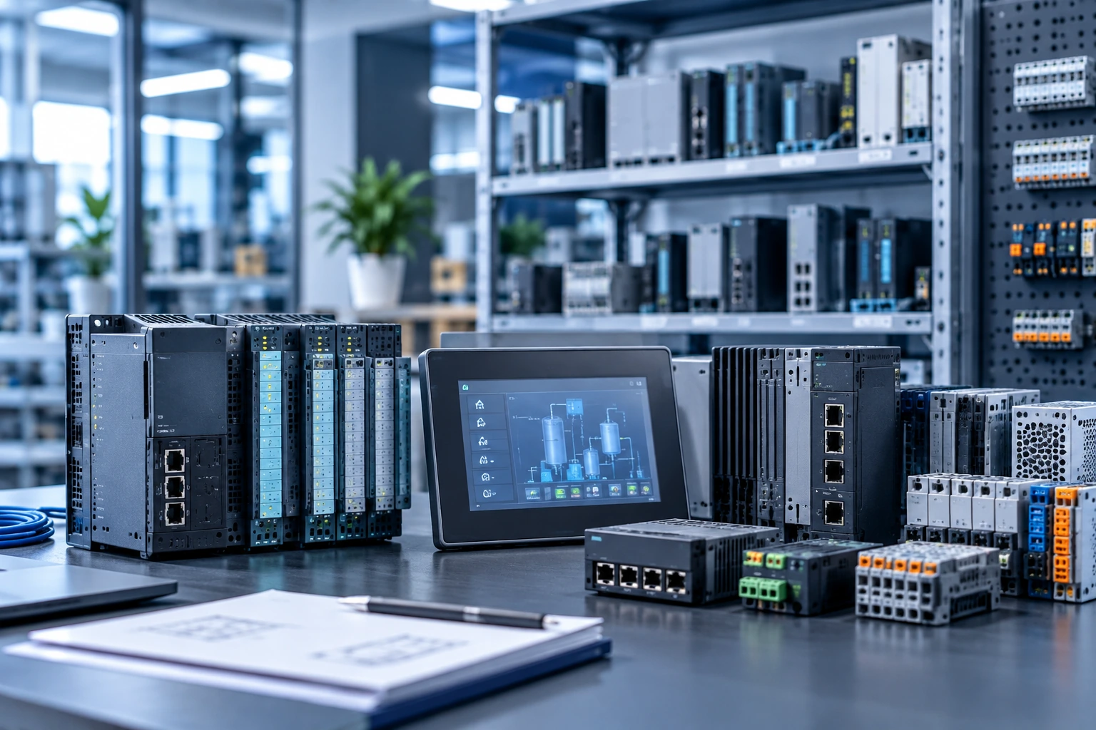 تجهیزات PLC، HMI و ماژول‌های اتوماسیون صنعتی