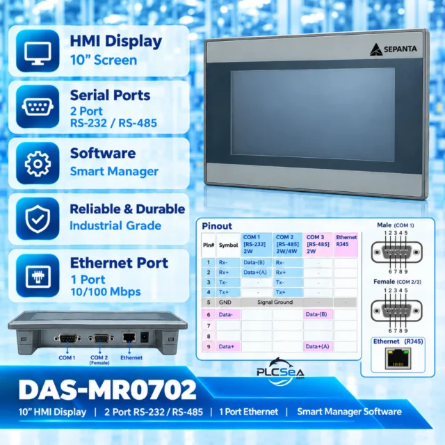 HMI DAS-MR0702 10 اینچ